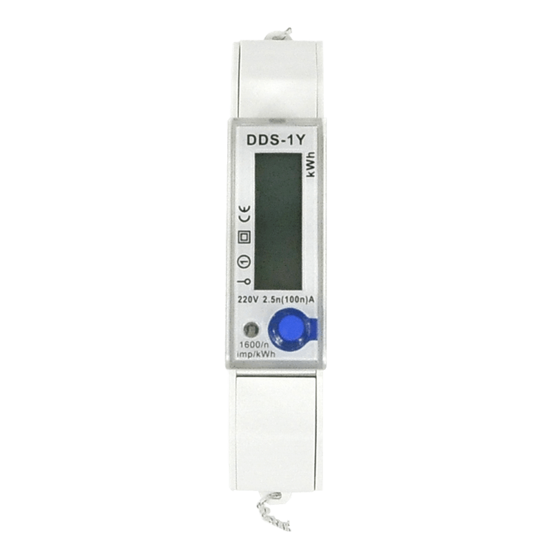 35mm Din Rail RS485 Port Modbusrtu 220v Single Phase Energy Meter